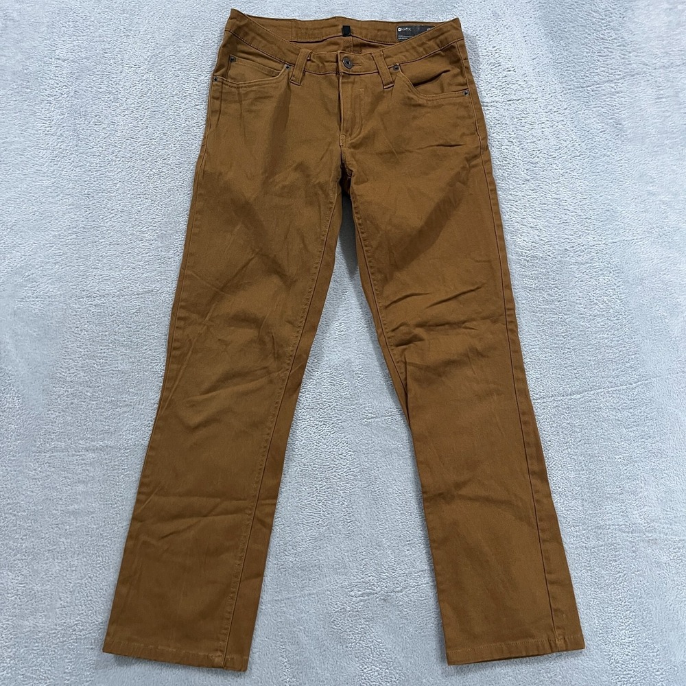 Matix Pants Men's 28x29 Gripper Fit‎ Slim Straight Khaki Chino Stretch Preppy